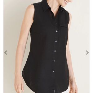 Chicos Linen No Iron Tunic